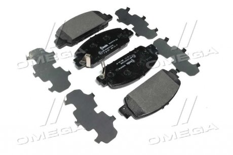 Колодка гальм. диск. HONDA ACCORD 2013 передн. (вир-во) BREMBO P 28 077