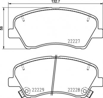 Гальмівні колодки дискові BREMBO P30 098 (фото 1)