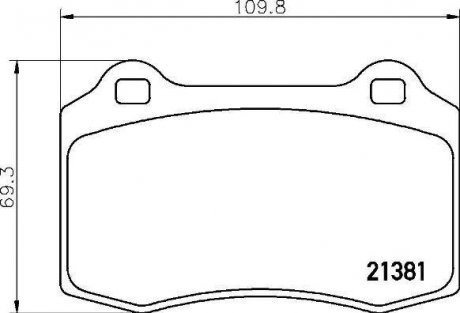 Тормозные колодки дисковые BREMBO P36 020 (фото 1)