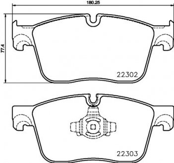 Тормозные колодки дисковые BREMBO P36 031