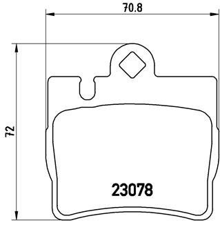 Гальмівні колодки дискові BREMBO P50042