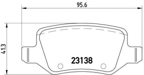 Гальмівні колодки дискові BREMBO P50 058