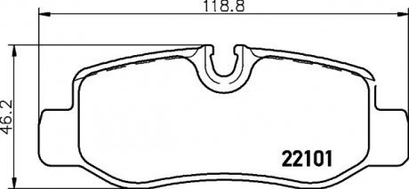 Гальмівні колодки дискові BREMBO P50126