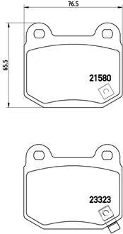 Гальмівні колодки дискові BREMBO P56048