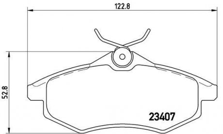 Гальмівні колодки дискові BREMBO P61 074