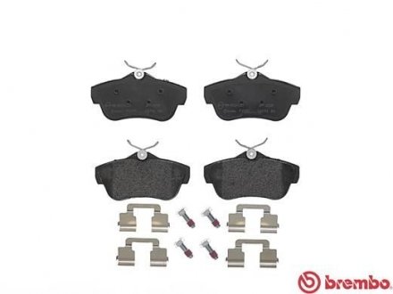 Комплект тормозных колодок из 4 шт. дисков BREMBO P61095