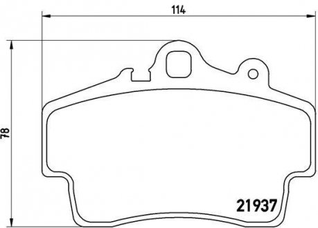 Колодки тормозные дисковые BREMBO P65007