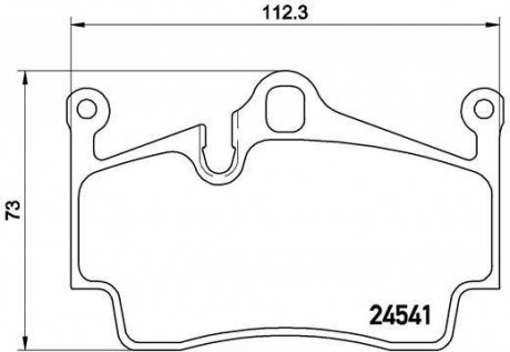 Гальмівні колодки дискові BREMBO P65 028