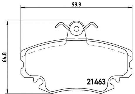 Комплект тормозных колодок из 4 шт. дисков BREMBO P68038