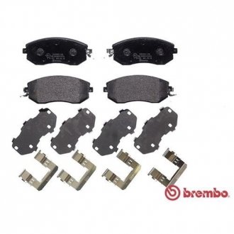 Комплект тормозных колодок из 4 шт. дисков BREMBO P78021