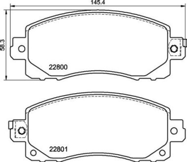 Тормозные колодки дисковые BREMBO P78 028