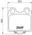 Тормозные колодки задние LEXUS/TOYOTA BREMBO P83045 (фото 1)