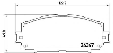 Гальмівні колодки дискові BREMBO P83 086