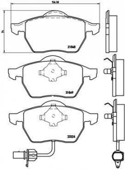 Гальмівні колодки дискові BREMBO P85060