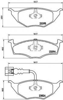 Тормозные колодки дисковые BREMBO P85 063