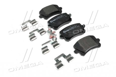 Тормозные колодки задние AUDI/AUDI (FAW)/SEAT/SKODA (SVW)/VW/VW (FAW)/VW (SVW) BREMBO P85109 (фото 1)