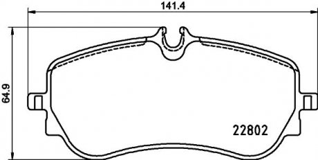 Гальмівні колодки дискові BREMBO P 85 172 (фото 1)