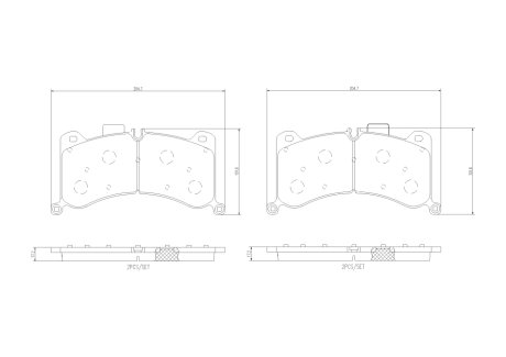 Колодки гальмівні BREMBO P 85 183