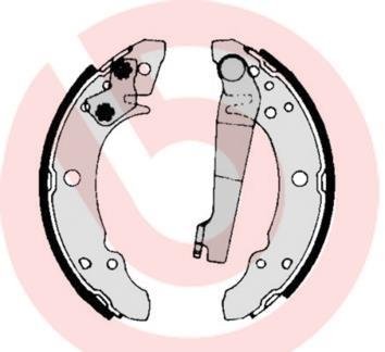 Тормозные колодки барабанные BREMBO S85 507