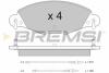 Гальмівні колодки перед. CITROEN C5 1.8-3.0 01-08 (BOSCH) Bremsi BP2937 (фото 1)