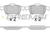 Тормозные колодки зад. Connect 02-13 Bremsi BP2980 (фото 1)
