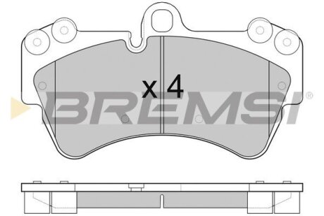 Тормозные колодки перед. Audi Q7/Touareg/Cayenne Bremsi BP3099