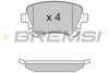 Тормозные колодки зад. Caddy III/Golf V/Audi A4 03- Bremsi BP3130 (фото 1)