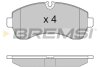 Тормозные колодки пер. Sprinter/Crafter 06- (спарка) Bremsi BP3290 (фото 1)