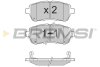 Тормозные колодки перед. Ford Fiesta VI 08- (TRW) Bremsi BP3316 (фото 1)