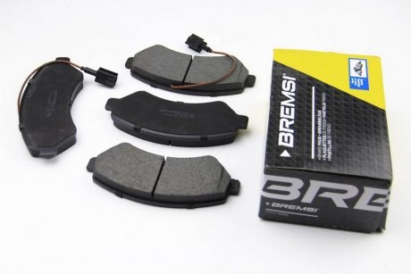 Тормозные колодки перед. Jumper/Ducato/Boxer 06- (1.7t) Bremsi BP3323