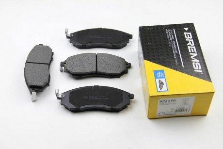 Тормозные колодки пер. Nissan Qashqai 07-13/Pathfinder 05- (sumitomo) Bremsi BP3350