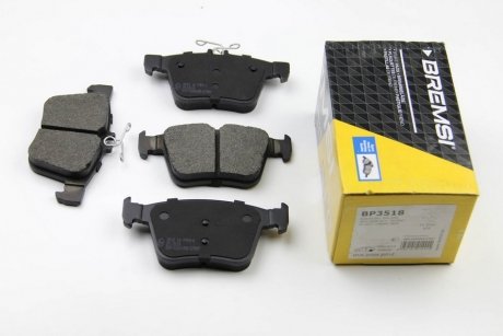 Гальмівні колодки зад. VW Golf VII 13- (ATE) Bremsi BP3518