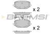 Гальмівні колодки BERLINGO/PARTNER/COMBO E 1.5-1.6 18- (ZF SACHS) Bremsi BP3952 (фото 1)