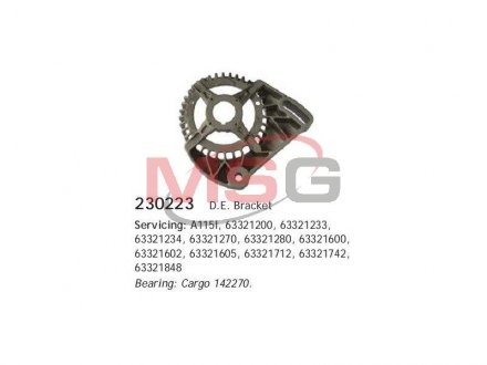 Крышка генератора передняя CARGO 230223