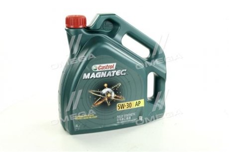 Олива двигуна 4L Magnatec 5W30 AP (для азіатських авто) CASTROL 15C942 (фото 1)