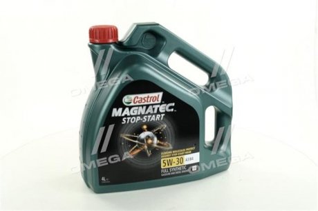 Олива двигуна 4L Magnatec Stop Start 5W30 A3/B4 CASTROL 15C94E (фото 1)