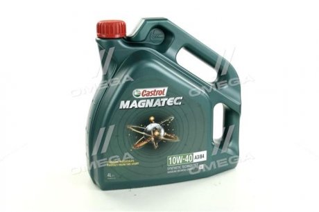 Масло ДВС 10W-40 MAGNATEC API SN, ACEA A3/B4, VW 501 01/505 00, 4л, п/синт. CASTROL 15CA1F