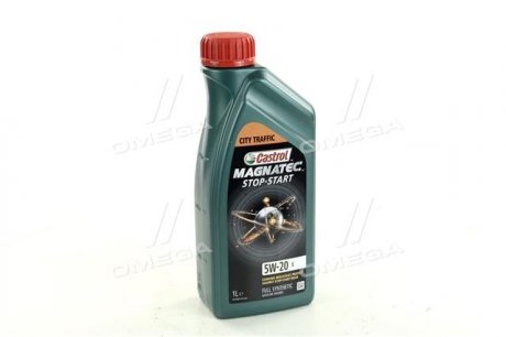 Олива двигуна 1L Magnatec Stop Start 5W20 E CASTROL 15CC52 (фото 1)