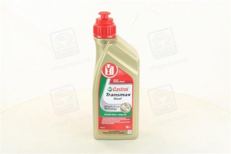 Масло трансмиссионное 1L Transmax Dual (двойное сцепление)) CASTROL 15D917 (фото 1)