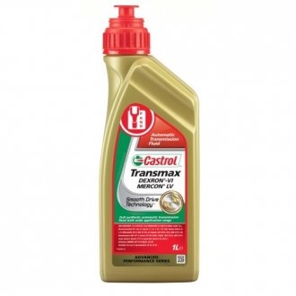 1л Transmax Dexron VI Mercon LV Масло трансмис. синт.JASO 1A, ATF SP-IV CASTROL RB-TXD6LV-12X1L