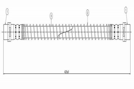 Тормозной шланг Cavo C900 220A