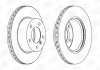 Гальмівний диск передній BMW 1-Series (2004->) CHAMPION 562313CH (фото 1)
