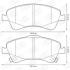 Гальмівні колодки передні Toyota Auris, Avensis, Verso CHAMPION 572600CH (фото 3)