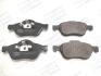 Тормозные колодки передние Renault Laguna II, Twingo II, Wind CHAMPION 573016CH (фото 1)