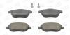 Тормозные колодки передние Citroen C3, C4, Xsara, Picasso / Peugeot 1007, 206, 207, 307, Partner CHAMPION 573031CH (фото 1)