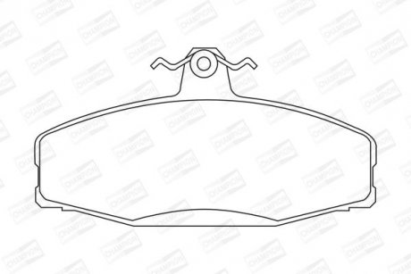 Гальмівні колодки передні VW Caddy II / Skoda Favorit, Felicia CHAMPION 573778CH