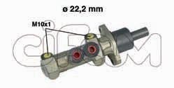 CITROEN Главный тормозной цилиндр с ABS Evasion,Jumpy,Fiat Scudo,Peugeot 605/806,Expert (сист.Bendix) CIFAM 202-227