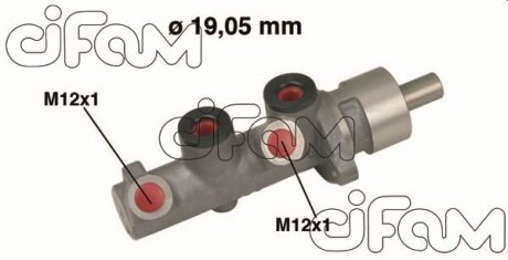 SMART Главный тормозной цилиндр CABRIO 02-04, FORTWO 04-07 CIFAM 202-472