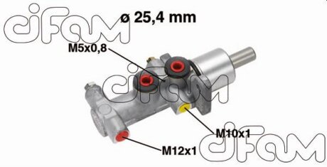 RENAULT Главный тормозной цилиндр Nissan Primastar 01-,Opel Vivaro 01-,Trafic II 01- (сист.TRW) CIFAM 202-554