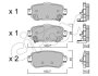 Гальмівні колодки зад. Nissan X-Trail/Qashqai II 13- (TRW) CIFAM 822-1011-0 (фото 1)